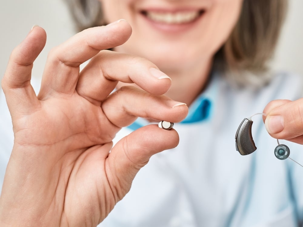 Zinc-air hearing aid batteries in sizes 10, 312, 13, and 675 stocked at Precision Hearing in San Antonio, TX